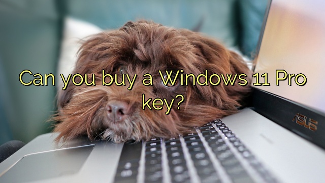 Can you buy a Windows 11 Pro key?
