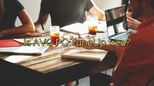 Is AVG PC TuneUp free?