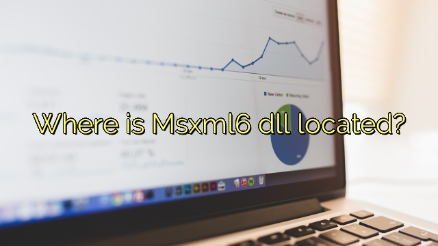 Where is Msxml6 dll located?